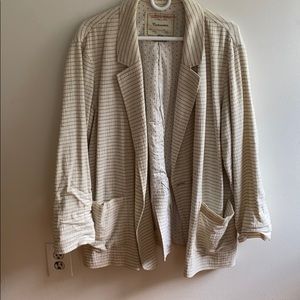 Oversized striped blazer. Minimal use